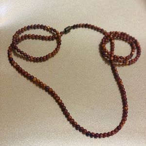 Brown and beige beauty set